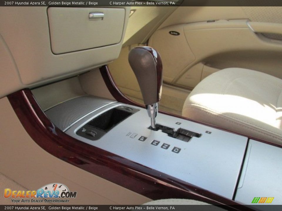 2007 Hyundai Azera SE Golden Beige Metallic / Beige Photo #15