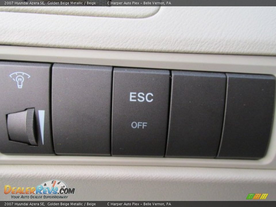 2007 Hyundai Azera SE Golden Beige Metallic / Beige Photo #20