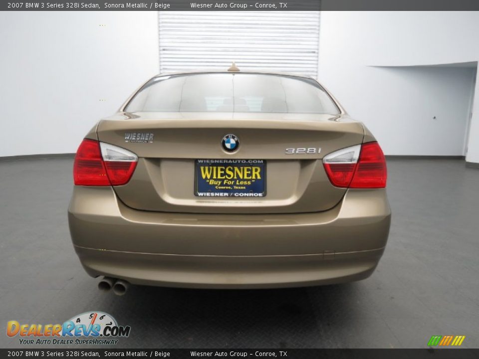 2007 BMW 3 Series 328i Sedan Sonora Metallic / Beige Photo #6