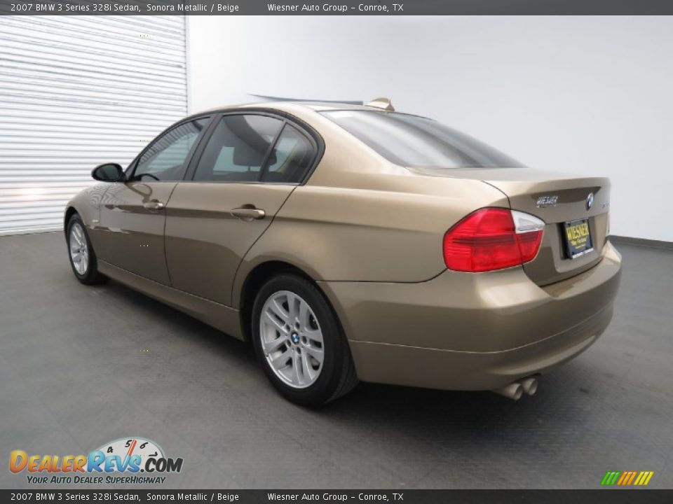2007 BMW 3 Series 328i Sedan Sonora Metallic / Beige Photo #7