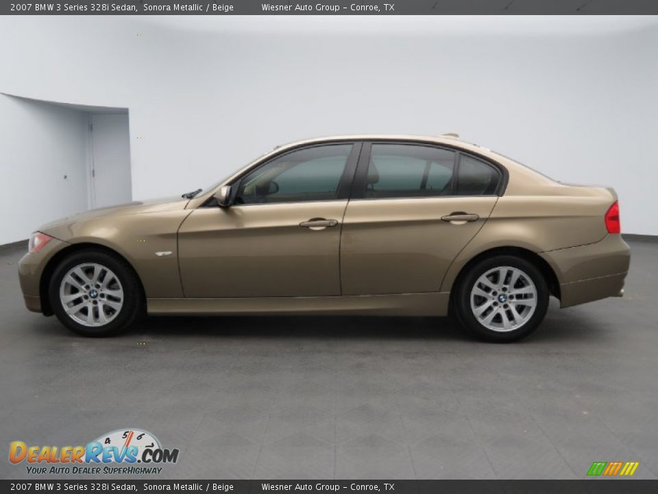 2007 BMW 3 Series 328i Sedan Sonora Metallic / Beige Photo #8