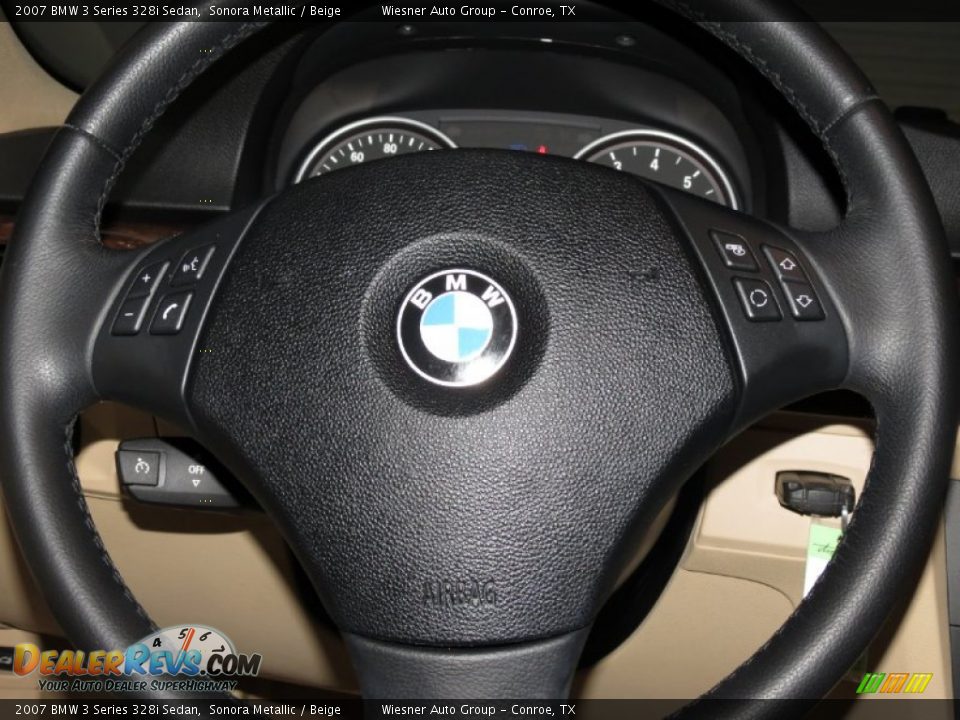 2007 BMW 3 Series 328i Sedan Steering Wheel Photo #19