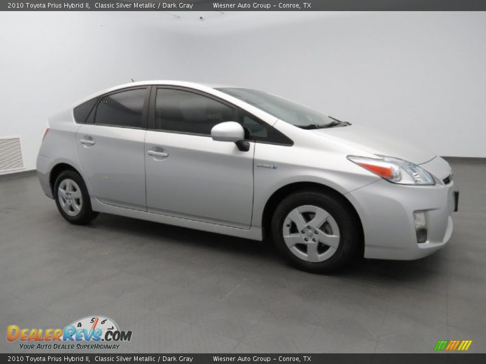 2010 Toyota Prius Hybrid II Classic Silver Metallic / Dark Gray Photo #3