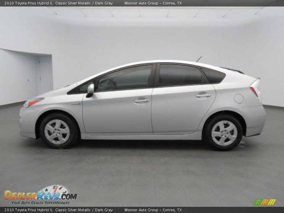 2010 Toyota Prius Hybrid II Classic Silver Metallic / Dark Gray Photo #8