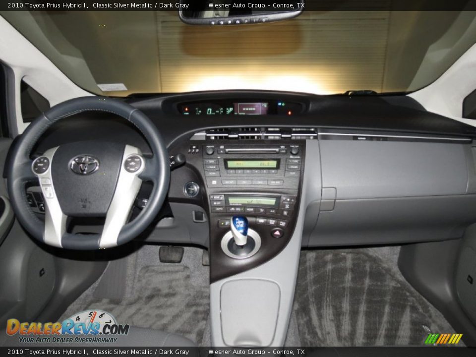 2010 Toyota Prius Hybrid II Classic Silver Metallic / Dark Gray Photo #14