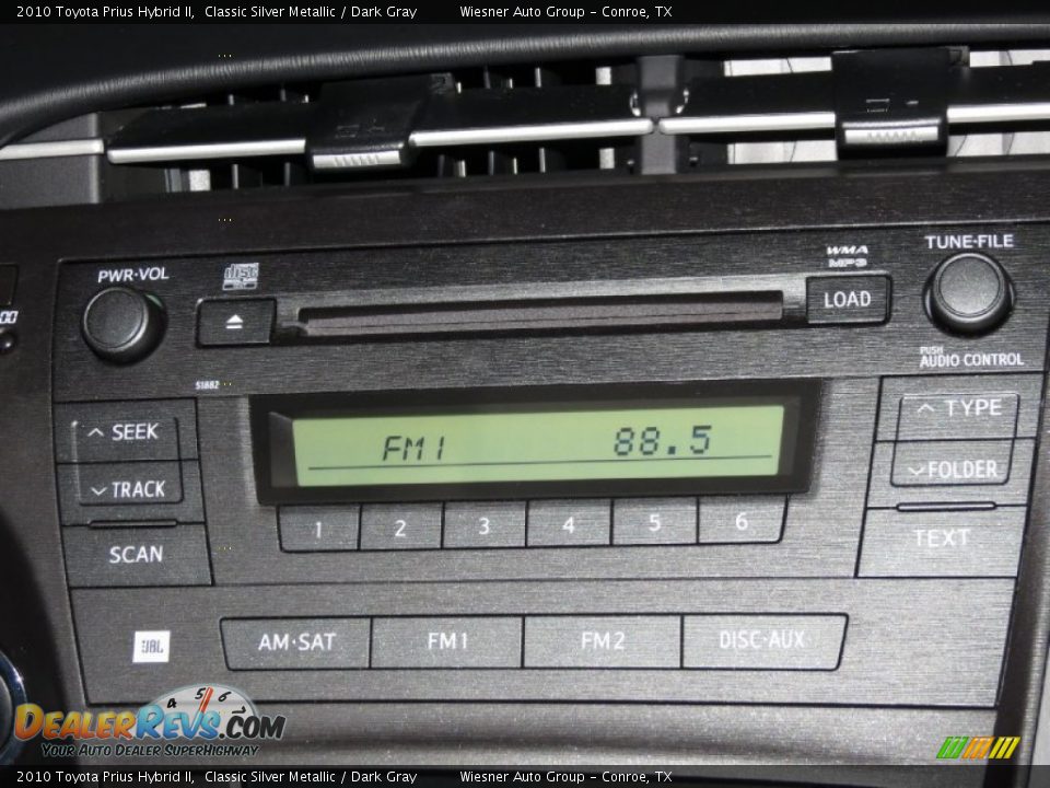 2010 Toyota Prius Hybrid II Classic Silver Metallic / Dark Gray Photo #15