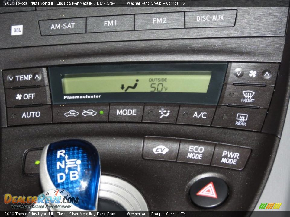 2010 Toyota Prius Hybrid II Classic Silver Metallic / Dark Gray Photo #16