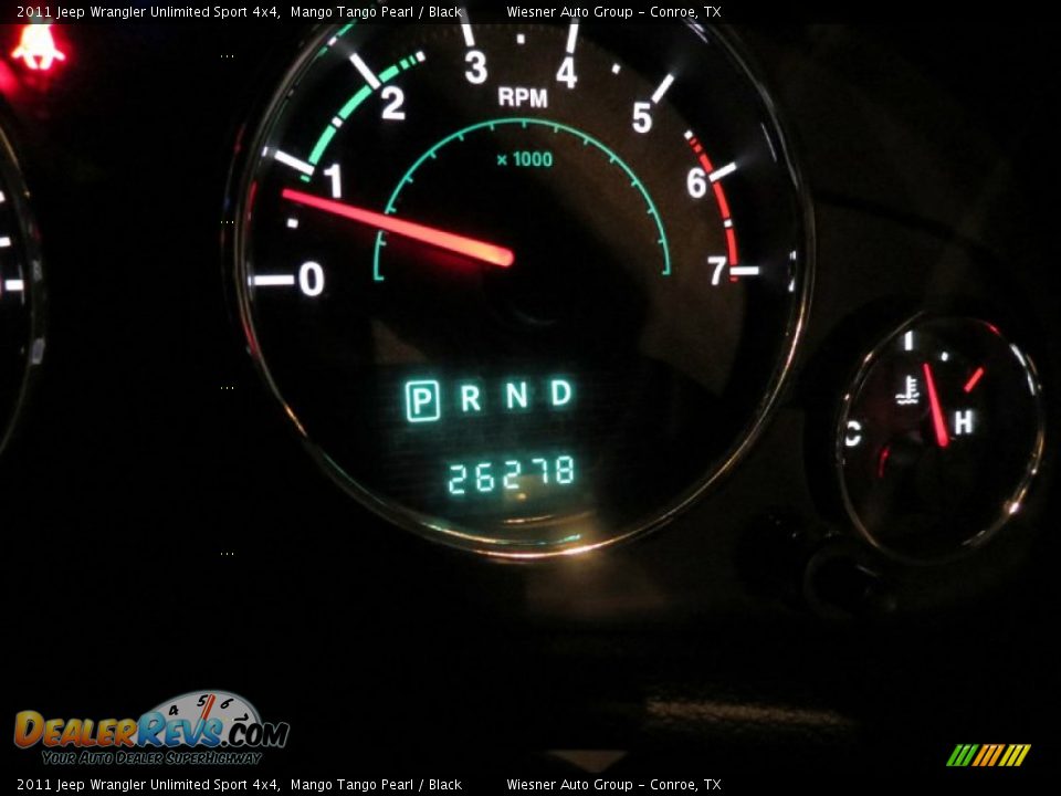 2011 Jeep Wrangler Unlimited Sport 4x4 Mango Tango Pearl / Black Photo #20