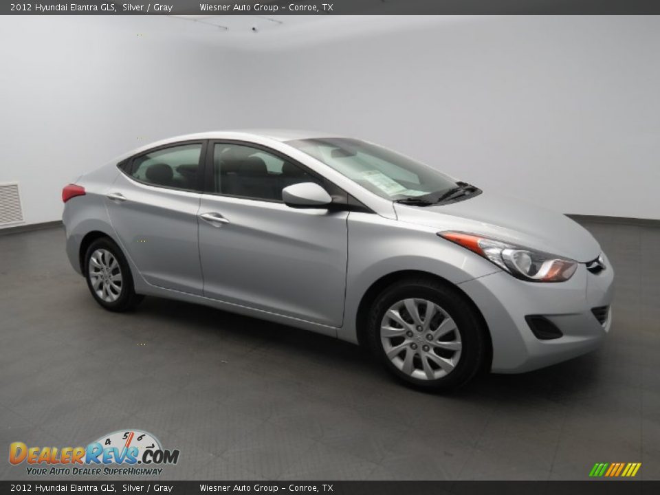 2012 Hyundai Elantra GLS Silver / Gray Photo #3