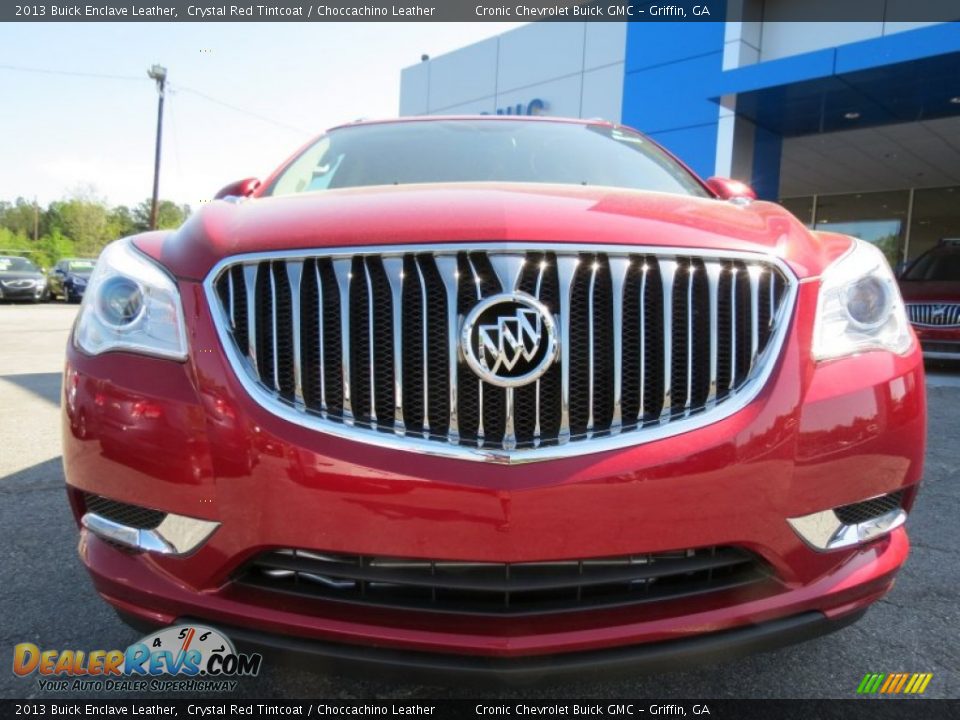 2013 Buick Enclave Leather Crystal Red Tintcoat / Choccachino Leather Photo #2