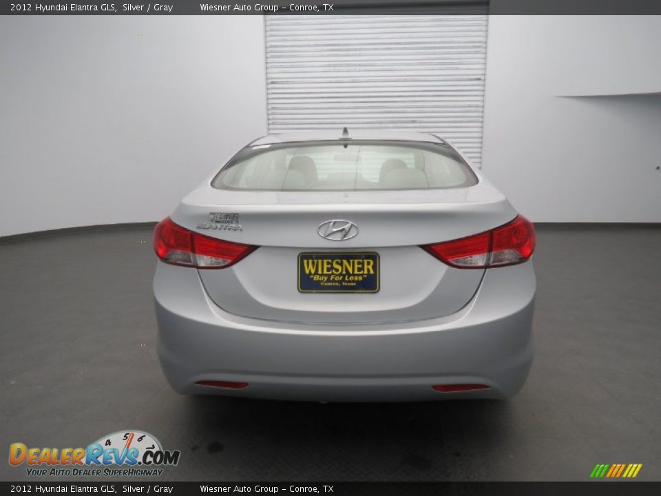 2012 Hyundai Elantra GLS Silver / Gray Photo #6