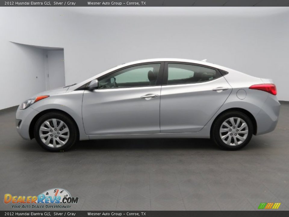 2012 Hyundai Elantra GLS Silver / Gray Photo #8