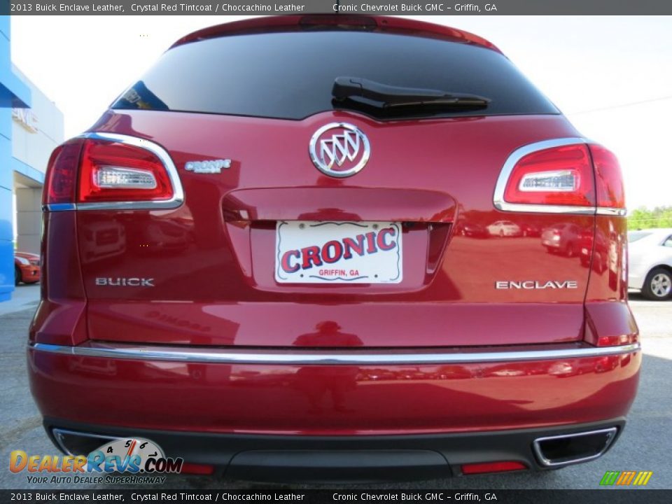 2013 Buick Enclave Leather Crystal Red Tintcoat / Choccachino Leather Photo #5