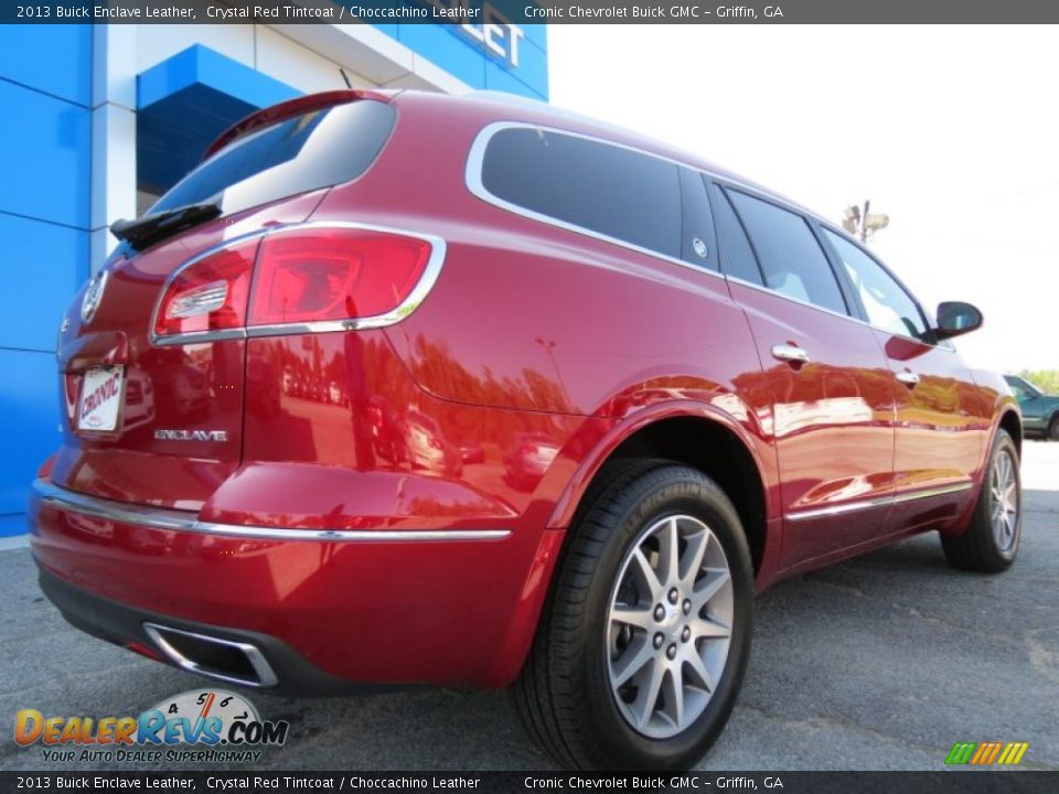 2013 Buick Enclave Leather Crystal Red Tintcoat / Choccachino Leather Photo #6