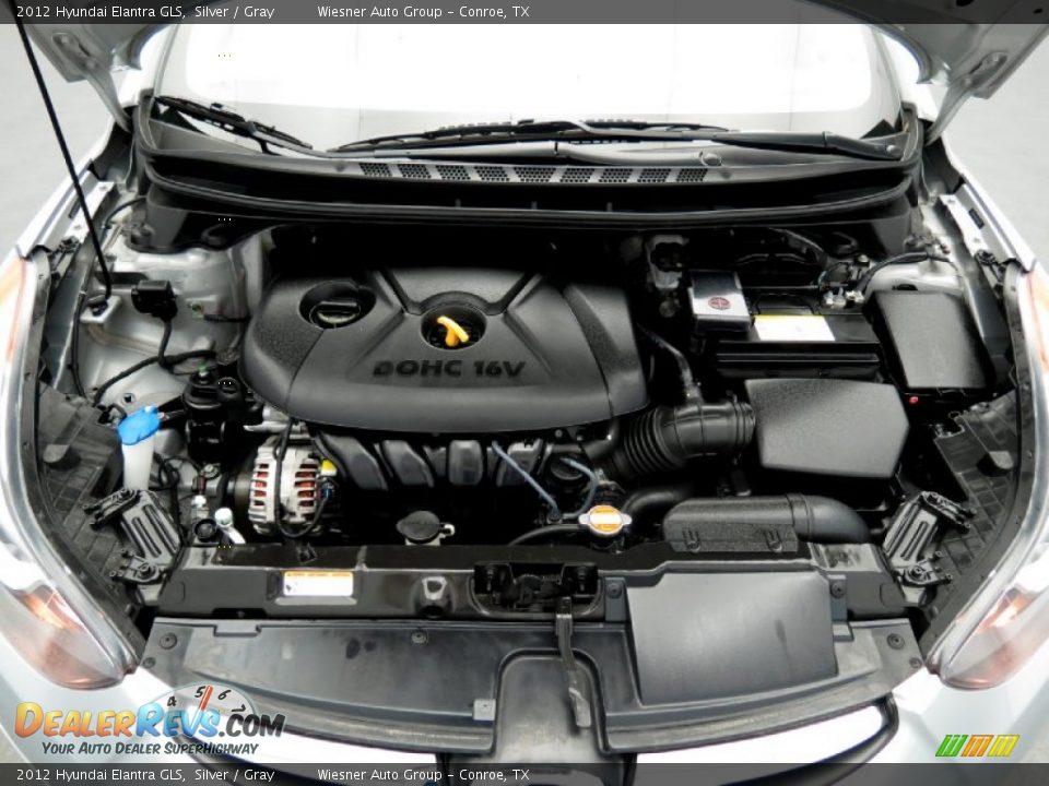 2012 Hyundai Elantra GLS Silver / Gray Photo #10