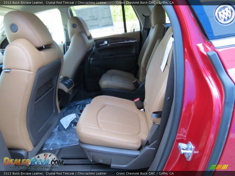 2013 Buick Enclave Leather Crystal Red Tintcoat / Choccachino Leather Photo #9