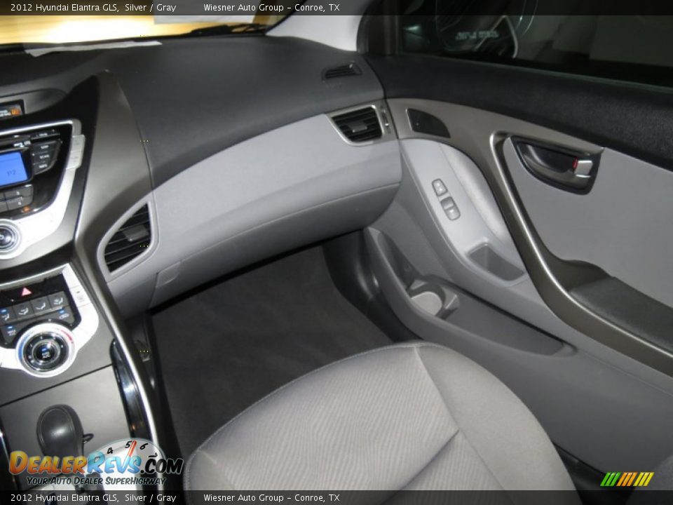 2012 Hyundai Elantra GLS Silver / Gray Photo #14