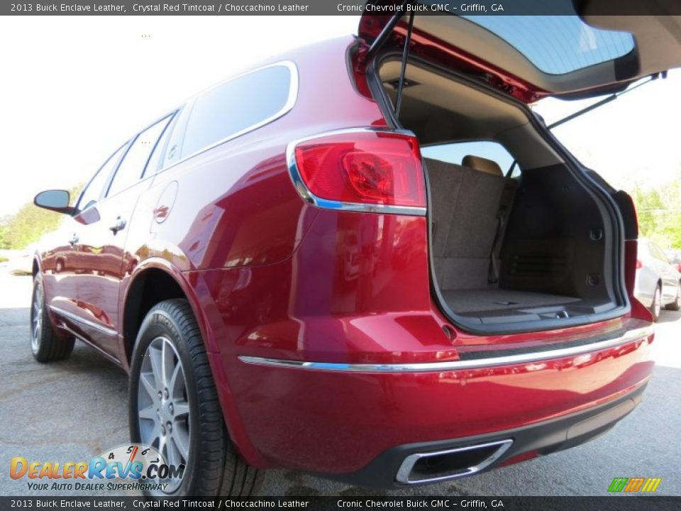 2013 Buick Enclave Leather Crystal Red Tintcoat / Choccachino Leather Photo #11