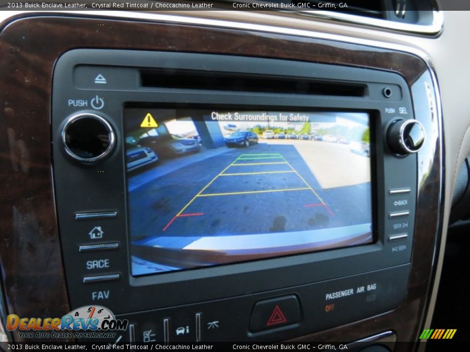 2013 Buick Enclave Leather Crystal Red Tintcoat / Choccachino Leather Photo #14