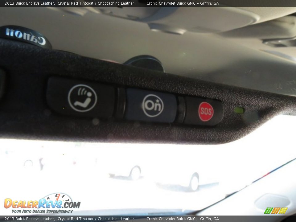 2013 Buick Enclave Leather Crystal Red Tintcoat / Choccachino Leather Photo #15