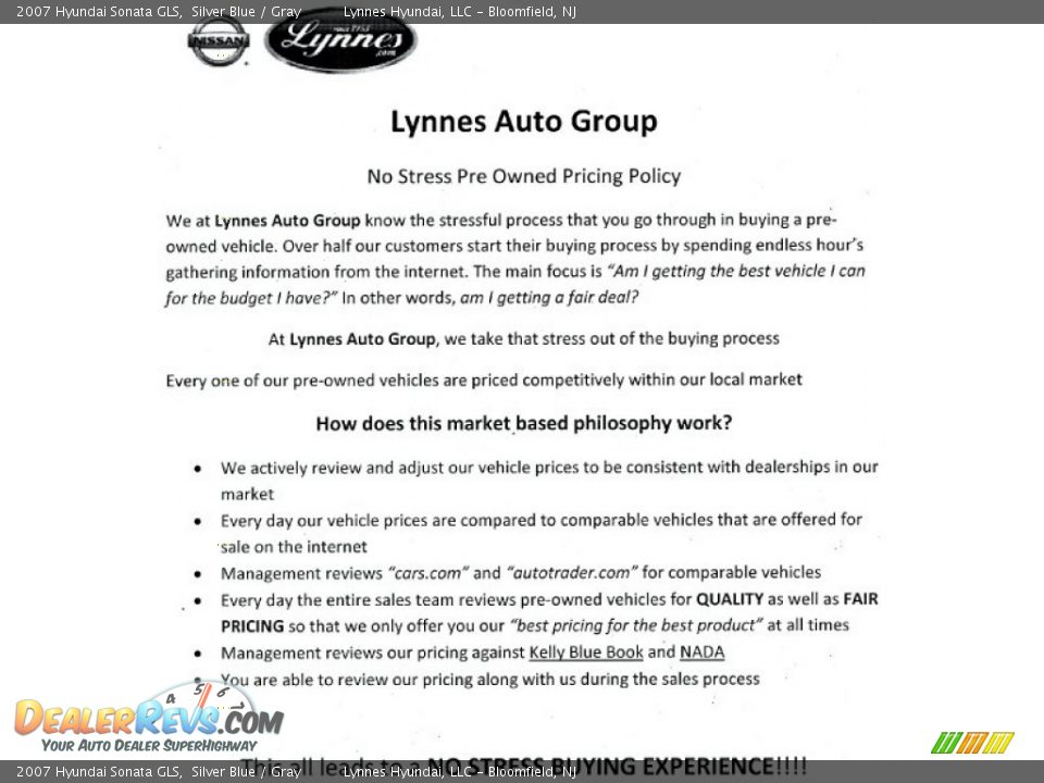 2007 Hyundai Sonata GLS Silver Blue / Gray Photo #4