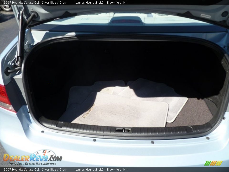 2007 Hyundai Sonata GLS Silver Blue / Gray Photo #11