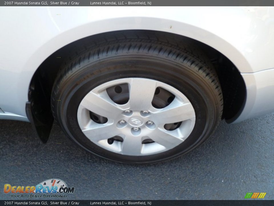 2007 Hyundai Sonata GLS Silver Blue / Gray Photo #15