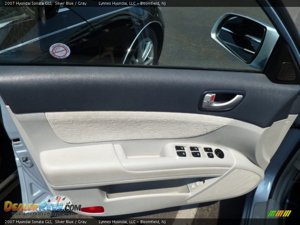 2007 Hyundai Sonata GLS Silver Blue / Gray Photo #24