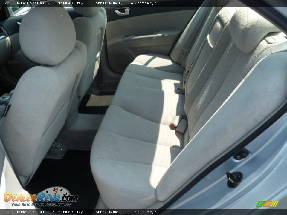 2007 Hyundai Sonata GLS Silver Blue / Gray Photo #25