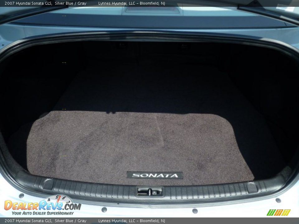 2007 Hyundai Sonata GLS Silver Blue / Gray Photo #26