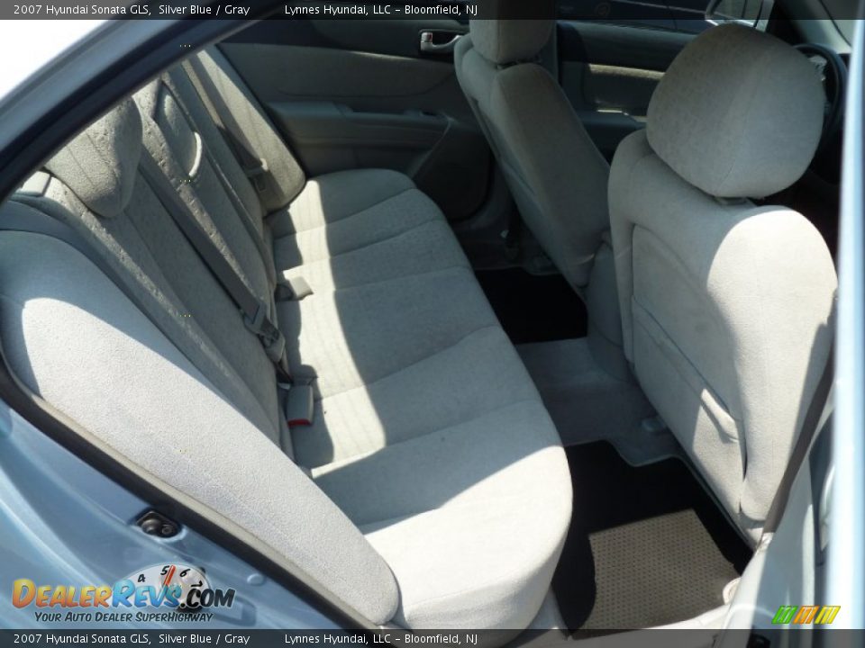 2007 Hyundai Sonata GLS Silver Blue / Gray Photo #27