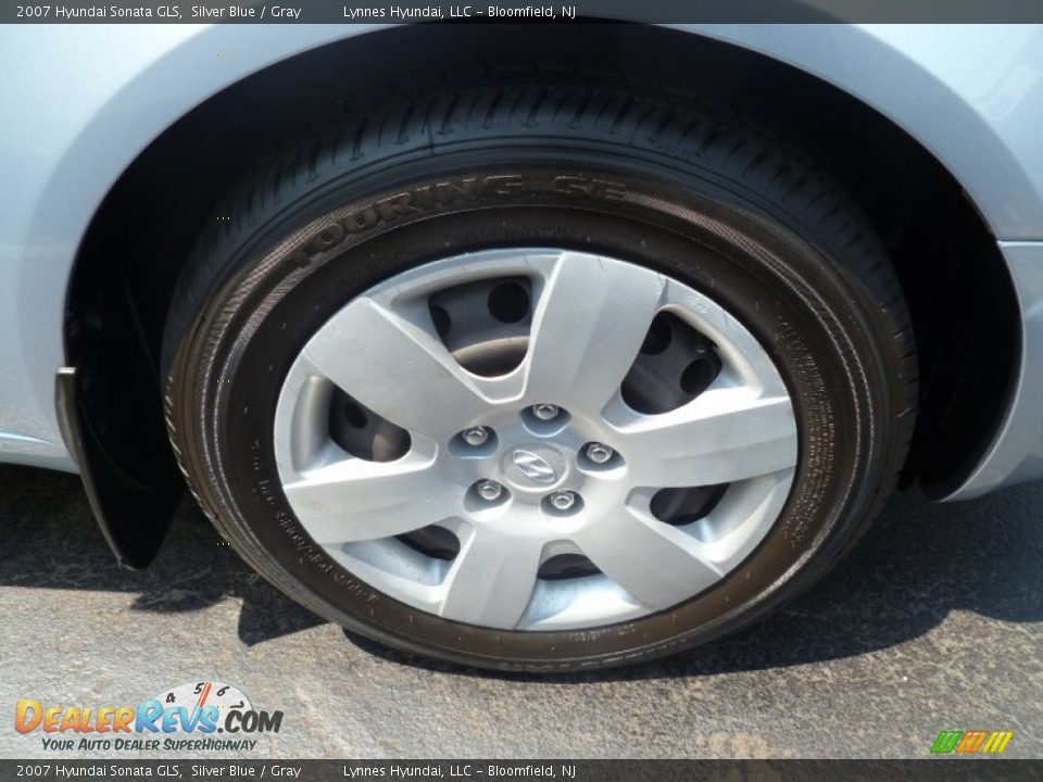 2007 Hyundai Sonata GLS Silver Blue / Gray Photo #30