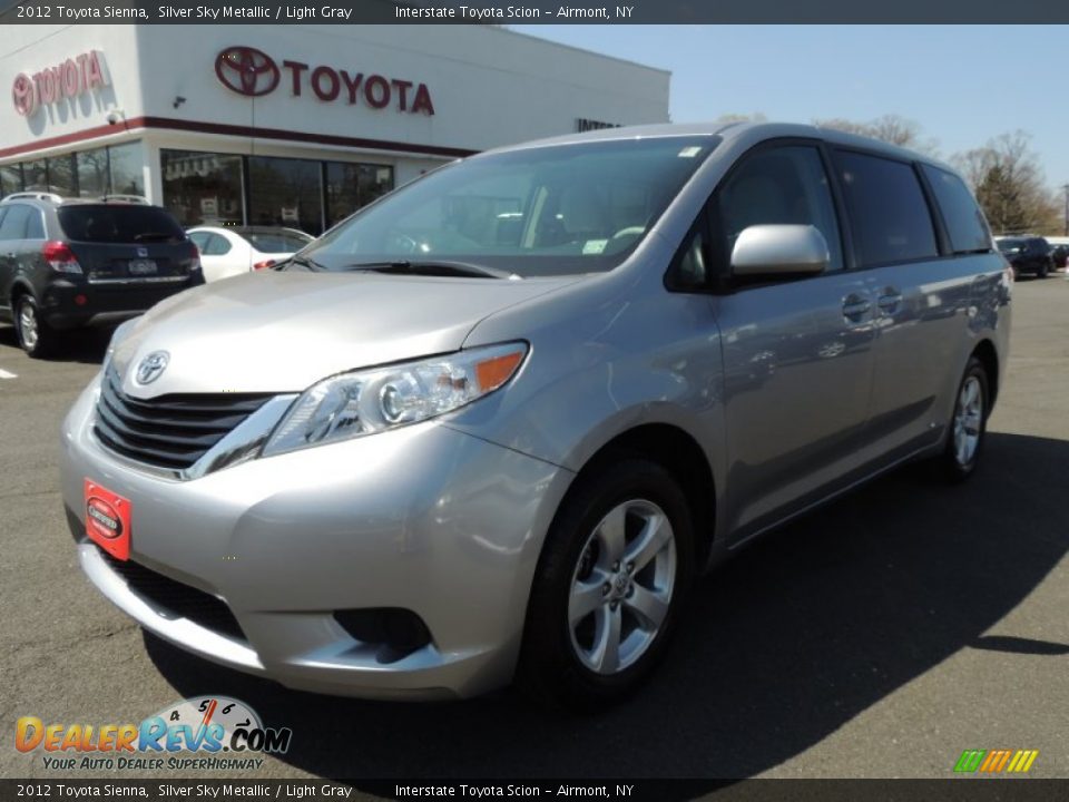 2012 Toyota Sienna Silver Sky Metallic / Light Gray Photo #1
