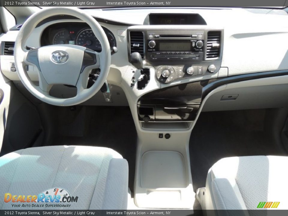 2012 Toyota Sienna Silver Sky Metallic / Light Gray Photo #11