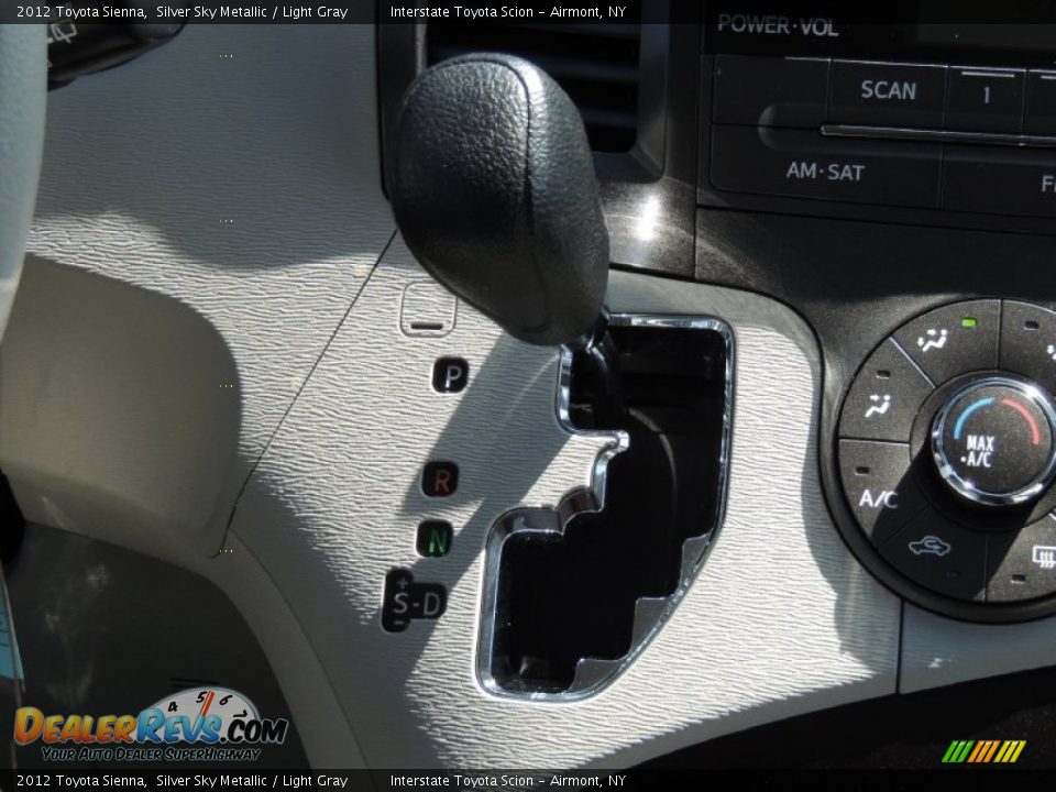 2012 Toyota Sienna Silver Sky Metallic / Light Gray Photo #15