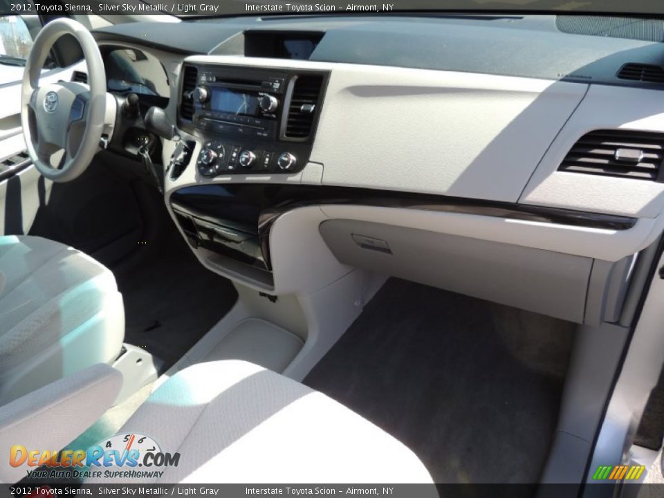 2012 Toyota Sienna Silver Sky Metallic / Light Gray Photo #20