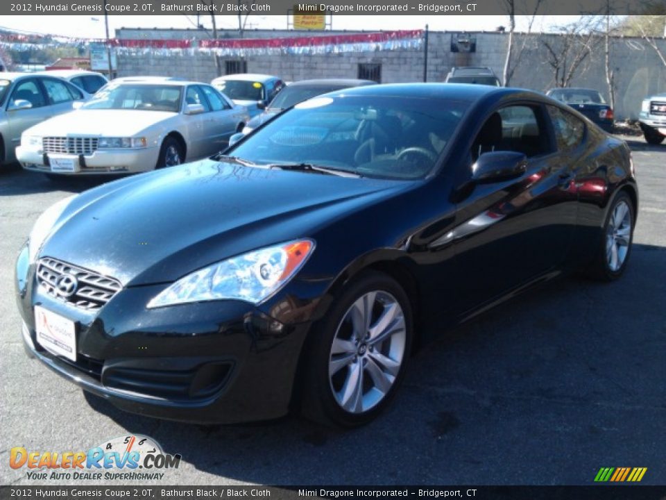 2012 Hyundai Genesis Coupe 2.0T Bathurst Black / Black Cloth Photo #1