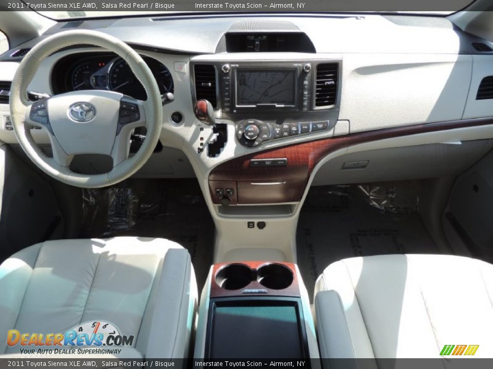 2011 Toyota Sienna XLE AWD Salsa Red Pearl / Bisque Photo #12
