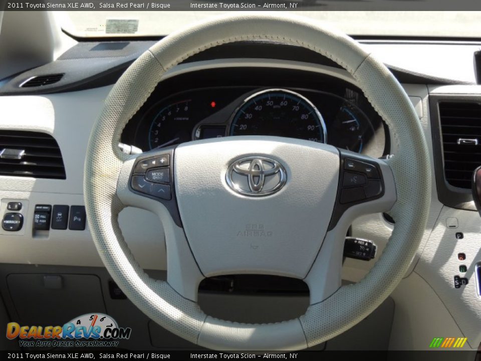 2011 Toyota Sienna XLE AWD Salsa Red Pearl / Bisque Photo #13