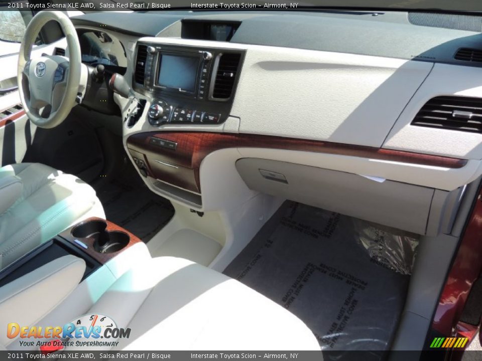 2011 Toyota Sienna XLE AWD Salsa Red Pearl / Bisque Photo #22