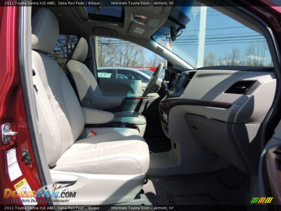 2011 Toyota Sienna XLE AWD Salsa Red Pearl / Bisque Photo #23