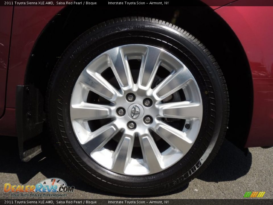 2011 Toyota Sienna XLE AWD Salsa Red Pearl / Bisque Photo #24