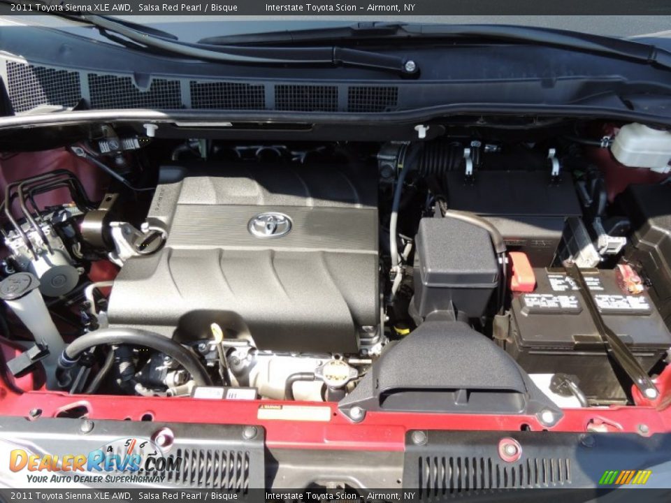 2011 Toyota Sienna XLE AWD Salsa Red Pearl / Bisque Photo #26