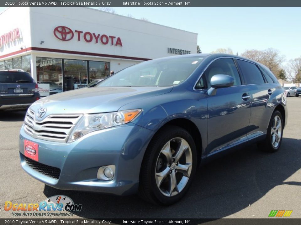 2010 Toyota Venza V6 AWD Tropical Sea Metallic / Gray Photo #1