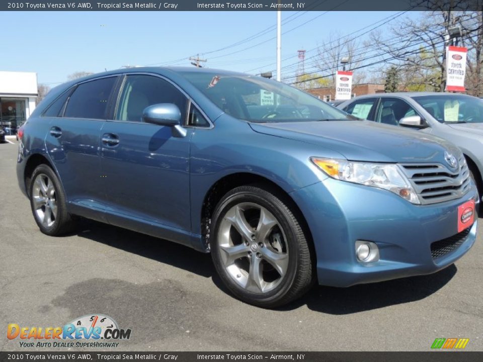 2010 Toyota Venza V6 AWD Tropical Sea Metallic / Gray Photo #3