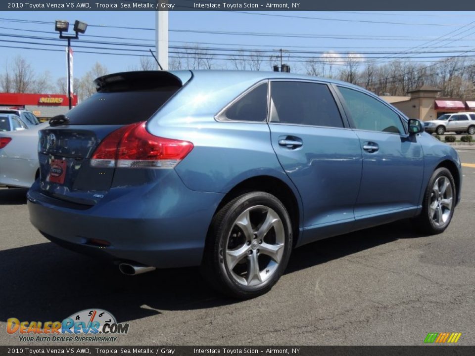 2010 Toyota Venza V6 AWD Tropical Sea Metallic / Gray Photo #4