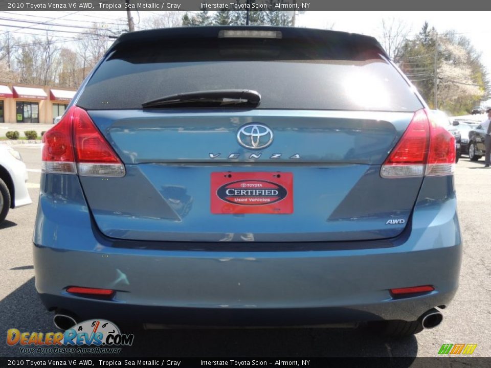 2010 Toyota Venza V6 AWD Tropical Sea Metallic / Gray Photo #5