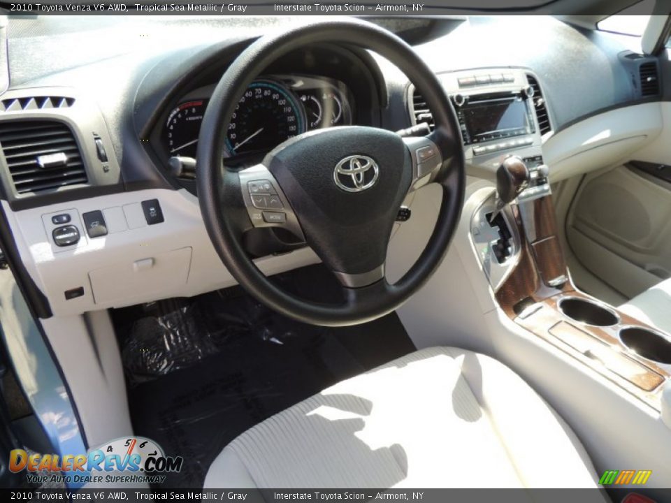 2010 Toyota Venza V6 AWD Tropical Sea Metallic / Gray Photo #9