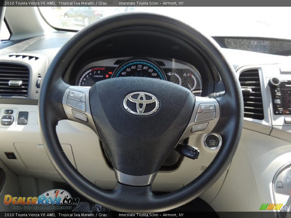 2010 Toyota Venza V6 AWD Tropical Sea Metallic / Gray Photo #12