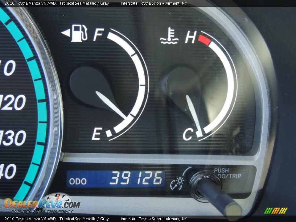 2010 Toyota Venza V6 AWD Tropical Sea Metallic / Gray Photo #13